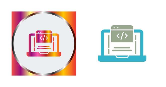 Coding Vector Icon