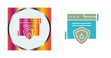 Web Security Vector Icon