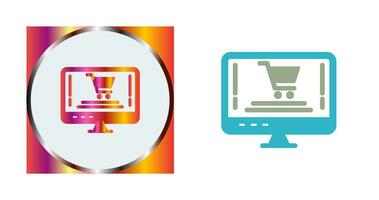 Online Shopping Vector Icon