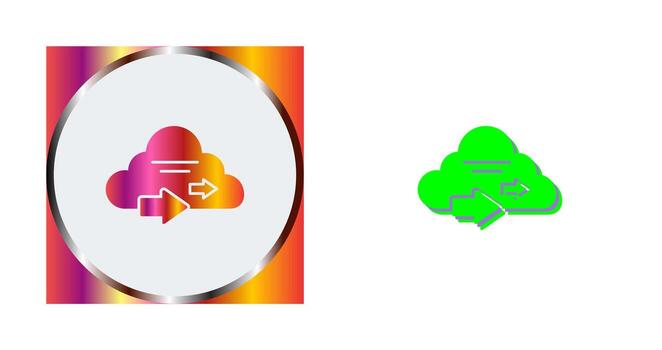 Cloud Computing Vector Icon