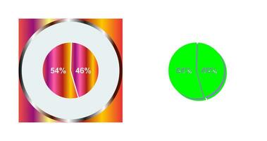 icono de vector de estadísticas de candidatos