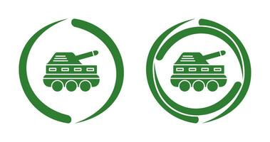 icono de vector de tanque de infantería