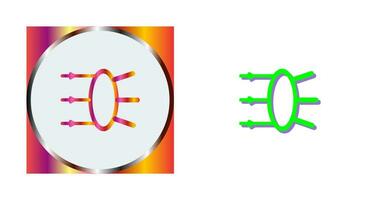 Refraction Vector Icon