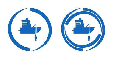 Fishing Boat Vector Icon