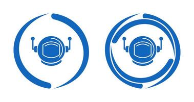 Astronaut Helmate Vector Icon
