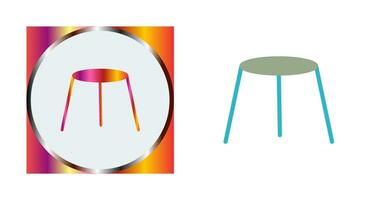 Unique Stool Vector Icon