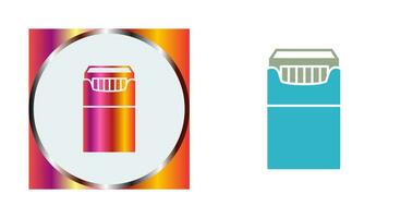 Unique Packet of Cigarettes Vector Icon