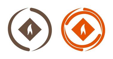 Flammable Material Vector Icon