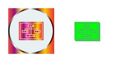 Unique Seo Structure Vector Icon