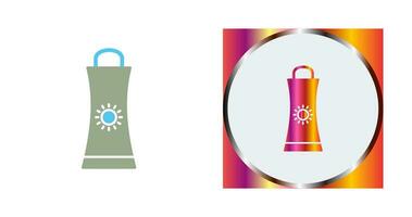 Sunblock Cream Vector Icon