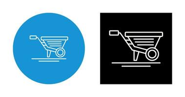 Wheelbarrow Vector Icon