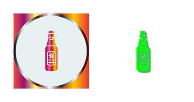 Beer Bottle Vector Icon