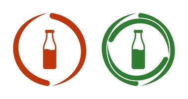 Milk Bottle Vector Icon