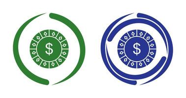 Dollar Chip Vector Icon