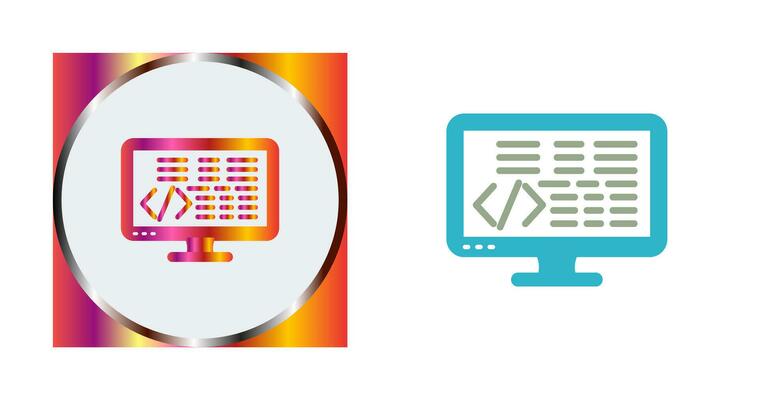 Coding Vector Icon