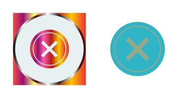 Do Not Cross Vector Icon