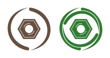 Nut Vector Icon