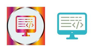 Coding Vector Icon
