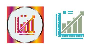 Line Graph Vector Icon