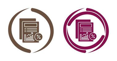 icono de vector de informe