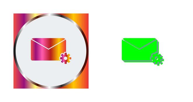 Message Settings Vector Icon