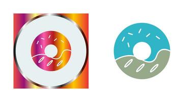 Cream Doughnut Vector Icon