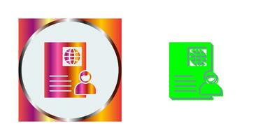 Global Profile Vector Icon