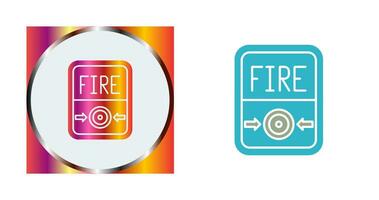 Fire Button Vector Icon