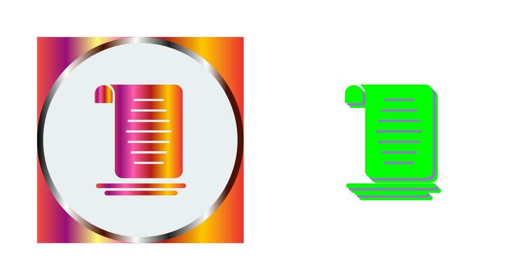 Document Vector Icon