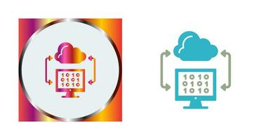 Cloud Coding Vector Icon