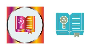 Open Book Vector Icon