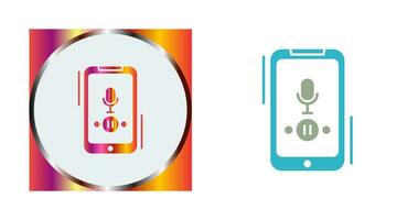 Voice Record Vector Icon