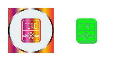 Fire Button Vector Icon