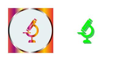 icono de vector de microscopio