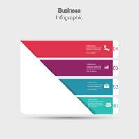 Infographic vector, graph. presentation. Business concepts, parts, steps, processes. Visualization of infographic data. Startup template. - Vector