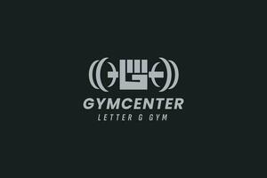 gym center logo vector icon illustration