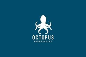 octopus logo vector icon illustration