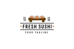 sushi logo vector icon illustration