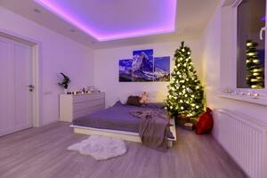 beautiful bed holiday decorations christmas photo