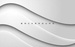 White futuristic shape line abstract elegant presentation background design vector