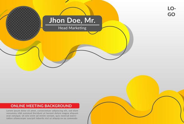 creative and dynamic online meeting presentation background