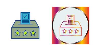 Ballot Vector Icon