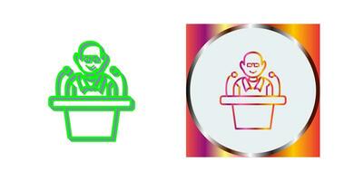 Unique Lecture Vector Icon