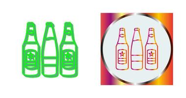 Beer Bottles Vector Icon