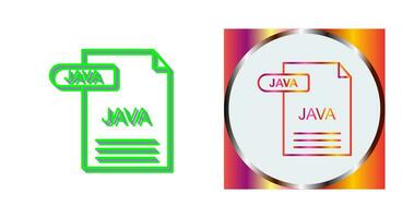 icono de vector de java