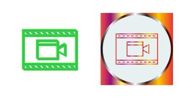 Unique Video and Animation Vector Icon