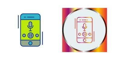 Voice Record Vector Icon