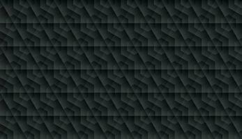 Abstract black geometric background pattern design vector
