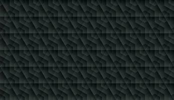 Abstract black geometric background pattern design vector