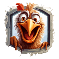 gracioso pollo transparente antecedentes png